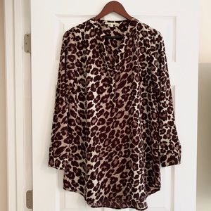 Gianni Bini cheetah print tunic